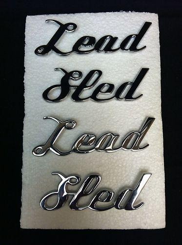 Car Emblem Smart Script Metal LEAD SLED Chrome for Vintage car, US $18.00, image 9