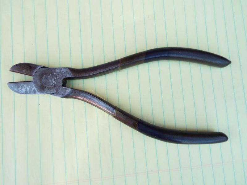 Vintage fuller`s drop forged electrician side cutters pliers made in england 