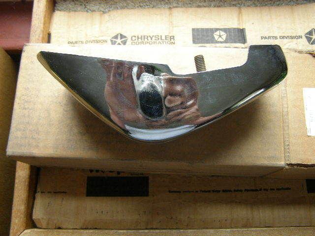 Nos mopar 73 74 charger rear bumper guard 