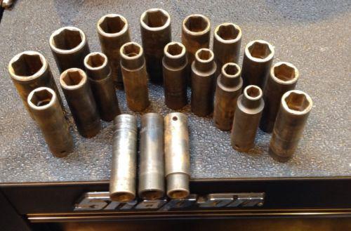 Mac impact sockets 1/2 drive deep well set