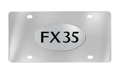 Infiniti genuine license plate factory custom accessory for fx35 style 1
