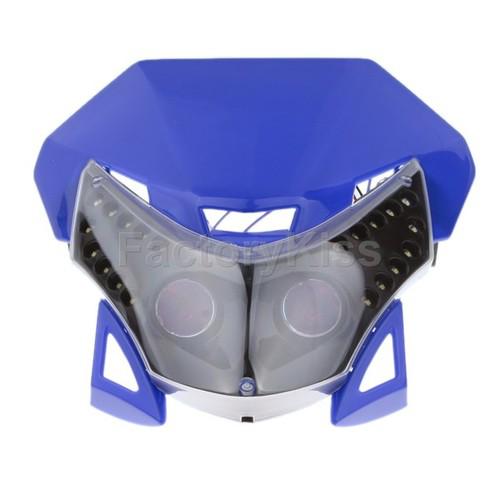 New b&b universal motorcycle motocross fairing headlight led light #726