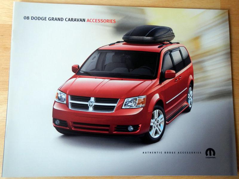 Sell NEW 2008 DODGE GRAND CARAVAN ACCESSORIES DEALER CATALOG BROCHURE