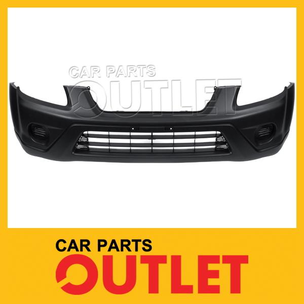 2005 2006 honda crv f.bumper cover primered upper plastic w/o fog textured lower