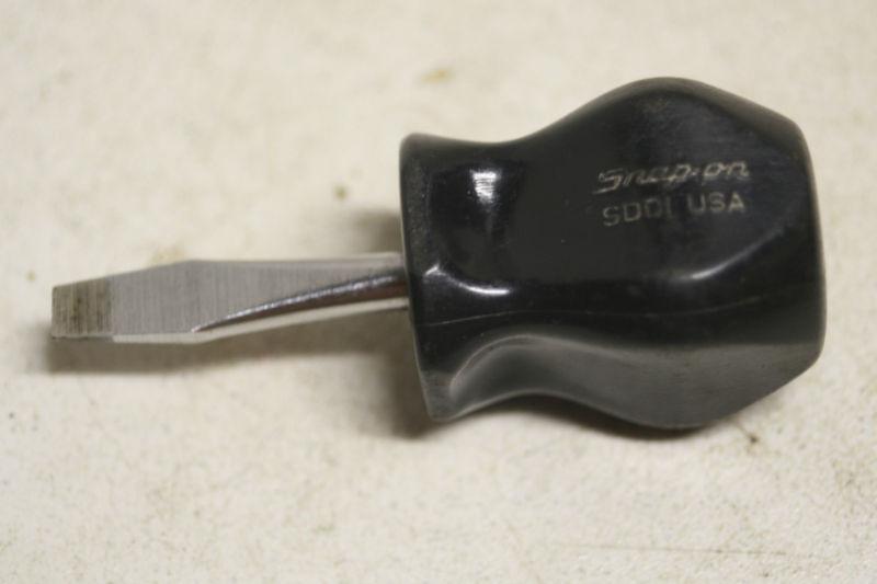Snap on  sdd1 stubby   screwdriver black handle