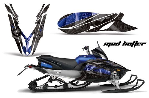 Yamaha apex graphic kit amr racing snowmobile sled wrap decal 12-13 madhatter bl