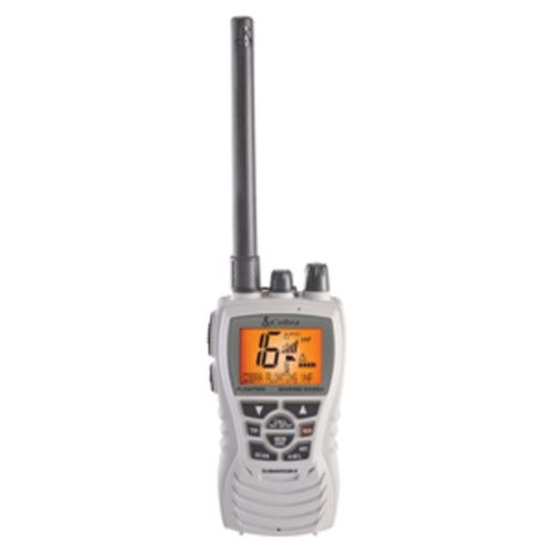 Cobra mr hh350w flt floating 6w vhf radio - white