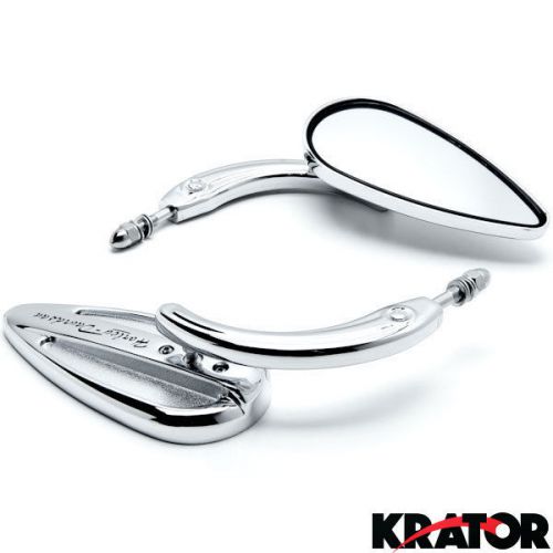 Sell Teardrop Motorcycle Mirrors for Harley Davidson Sportster Softail