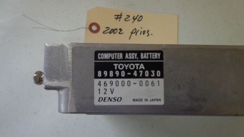 2001-03 toyota prius hybrid battery control computer ecu 89890-47030