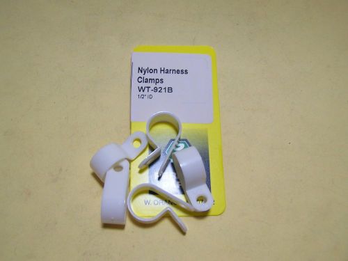 Nylon cable clamp 1/2&#034; id 5/package