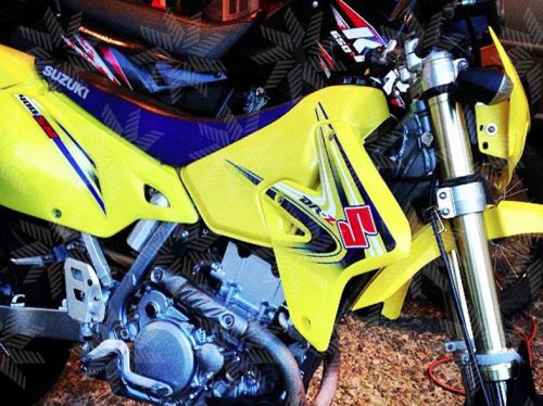 Suzuki drz400 factory graphics kit year:2000-2014 / decal / sticker / calcomania