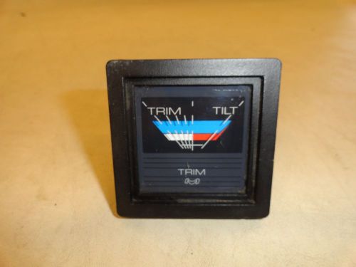Bayliner trim gauge 2-7/8" black face / bezel #8-87 marine boat