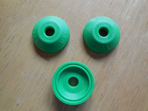 Pkg of 48 extreme max nylon snowmobile stud backers (green)