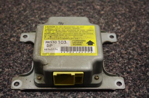 2001 mitsubishi eclipse gs 2.4l airbag module computer unit mr530103 oem 01