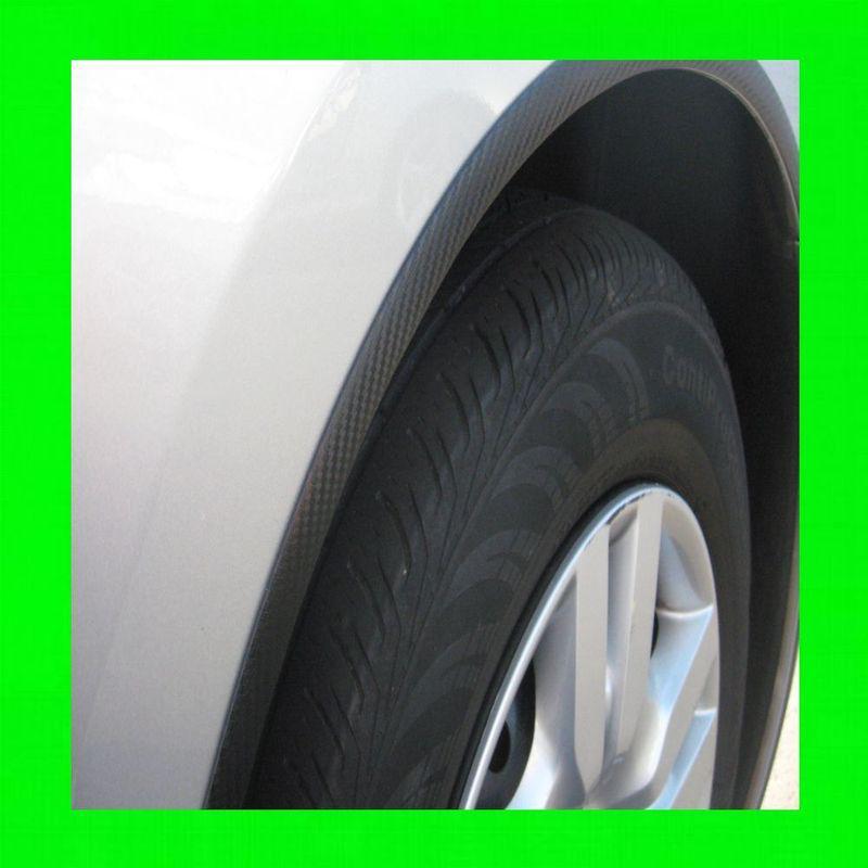 2011-2013 carbon fiber wheel well fender trim molding 4pc w/5yr warranty *