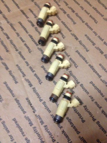 All six (6)  yamaha outboard f200-f225 fuel injectors 69j137610000