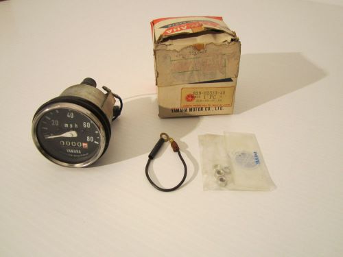 Nos vintage yamaha snowmobile sl-gp-ss speedometer 80 mph # 839-83510-40