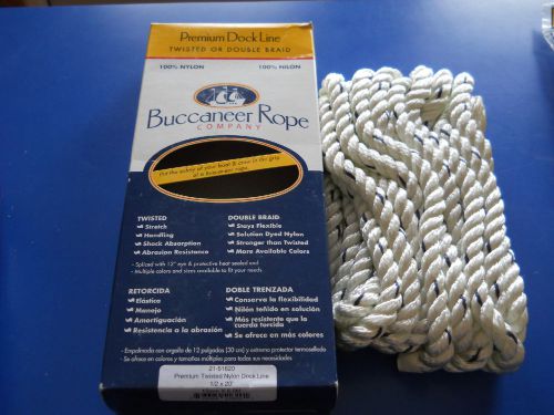 1/2 x 20' premium twisted nylon dock line ( 2 of them) part # 21-51620