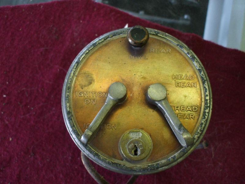 1920's-30's ignition and headlite switchl@@@@@@@@@@@@@@@@@@k