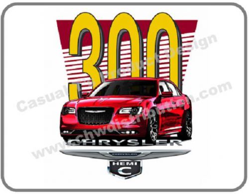 Chrysler 300 hemi c - 100% cotton men's graphic t-shirt