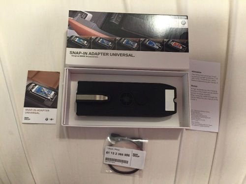 Oem bmw snap-in adapter universal part#: 84212365786.  new, never installed!