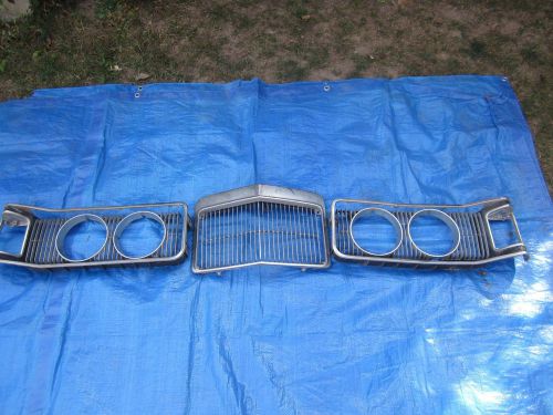 1974 1975 1976 mercury cougar grille headlight bezel set nice rare
