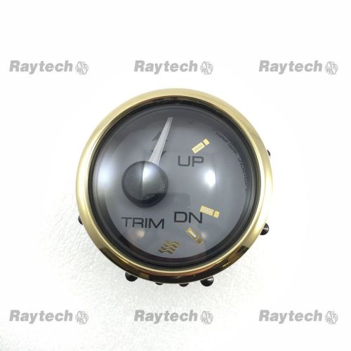 Sell NEW FARIA VOLVO TRIM TABS GAUGE GOLD BEZEL BLACK/WHITE/GOLD ON