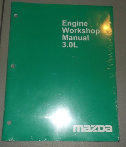 1998 3.0 l mazda engine shop manual repair new old stock