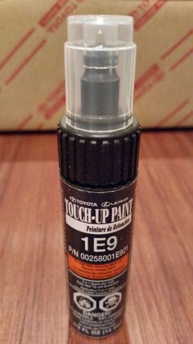 Genuine toyota touch up paint 1/2 oz pen &amp; brush 1e9 galactic gray mica