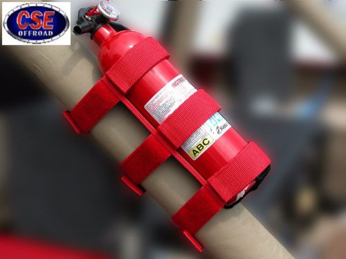 Sport roll bar fire extinguisher holder red jeep tj jk cj wranglers 391330520
