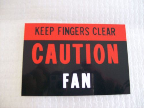 Ford 1964  caution fan decal