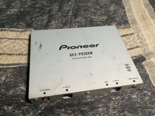 Pionner gex-p920xm satellite digital tuner