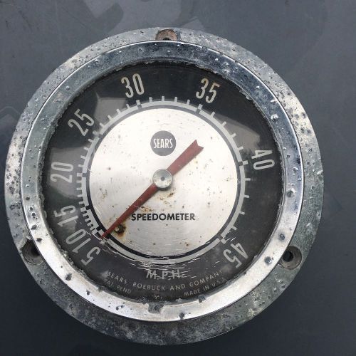 Used old sears boat speedometer
