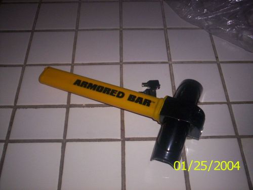 "armored bar" anti theft steering wheel lock
