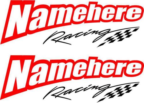 Custom racing decals motorcycle atv team name graphics stickers mx sx rally baja