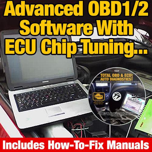 Obd 2 car diagnostic & ecu tuning software for scan tool elm327 elm cable (obd2)