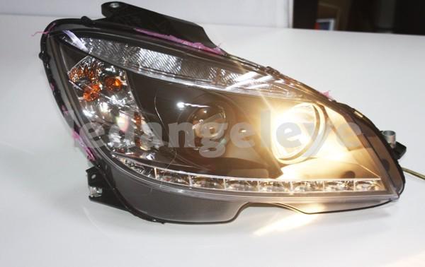 For Mercedes-Benz W204 C180 C200 C260 LED Head Light 2007-2011 year Black Color, US $649.99, image 2