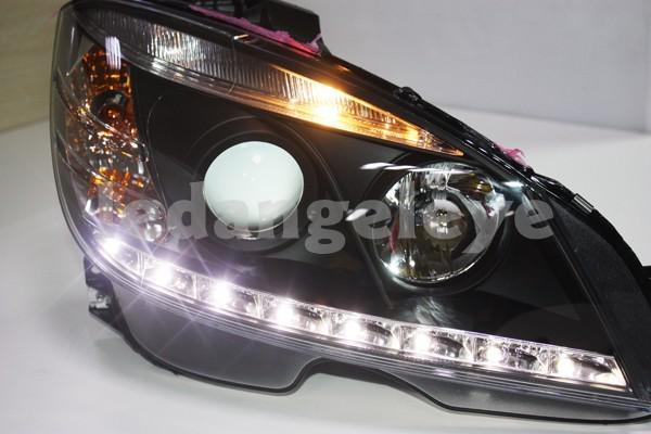 For Mercedes-Benz W204 C180 C200 C260 LED Head Light 2007-2011 year Black Color, US $649.99, image 9