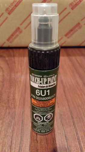 Genuine toyota touch up paint 1/2 oz pen &amp; brush 6u1 envy green