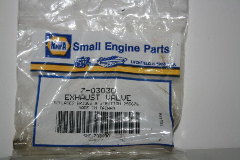 Napa 703030 exhaust valve briggs & stratton 296676- new in box