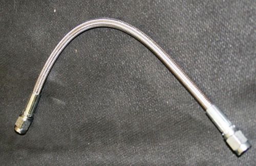 Tec 610310  -3 to -3 straight end 10" steel braided brake line