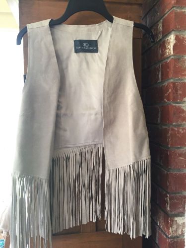 Women's leather vest, tart collections, size xs