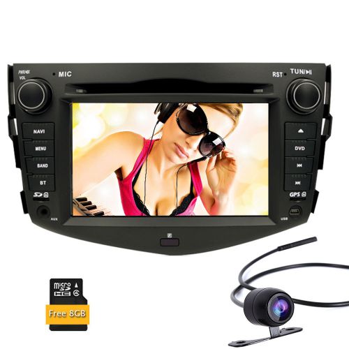 For toyota rav4 car dvd player 8gb gps map card in dash stereo radio system bt
