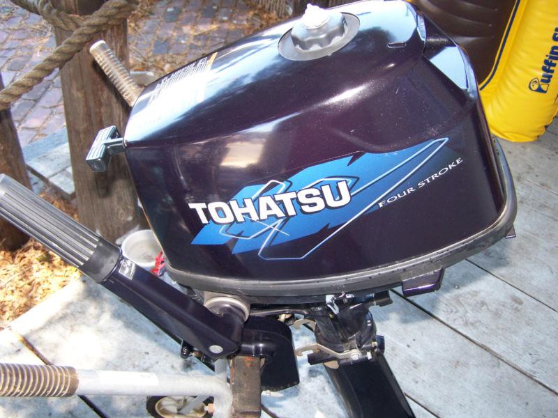 Tohatsu 4 Stroke, 4 HP, Long shaft motor, US $750.00, image 6