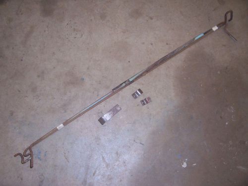 1958 chevrolet brookwood wagon rear top door torsion rod support pair set