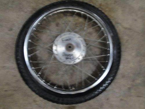 74 1974 yamaha 125 enduro motorcycle body front wheel tire 3.00-19