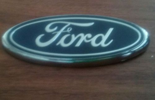 96-03 ford taurus focus rear oem logo badge nameplate  emblem silver and blue