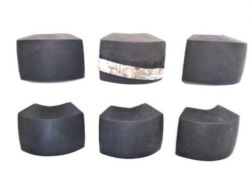 Lot 6 pcs. fiat 125 special ii 1970-72 right front/rear bumper end cap nos new