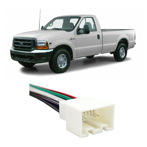 Ford f-250 1999-2004 factory stereo to aftermarket radio harness adapter