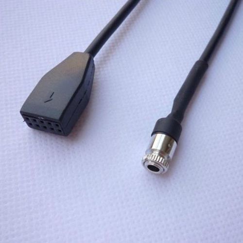 Car accessory female jack aux adapter cable input for iphone bmw e46